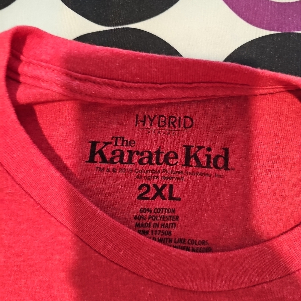 The Cobra Kai Graphic Tee - Pink with Yellow Logo - Picture 4 of 5
